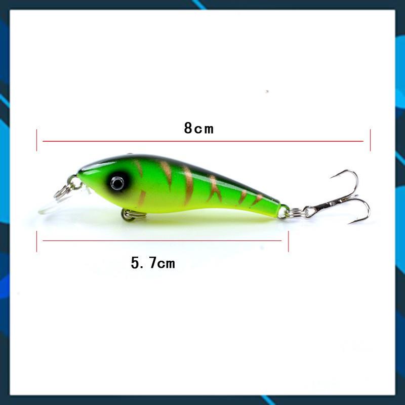 [Chất Lượng] Mồi Câu Cá Giả_ Mồi Câu Lure Mino Đồ Câu Lure dài 5,7cm nặng 4,4g _ Lure _07