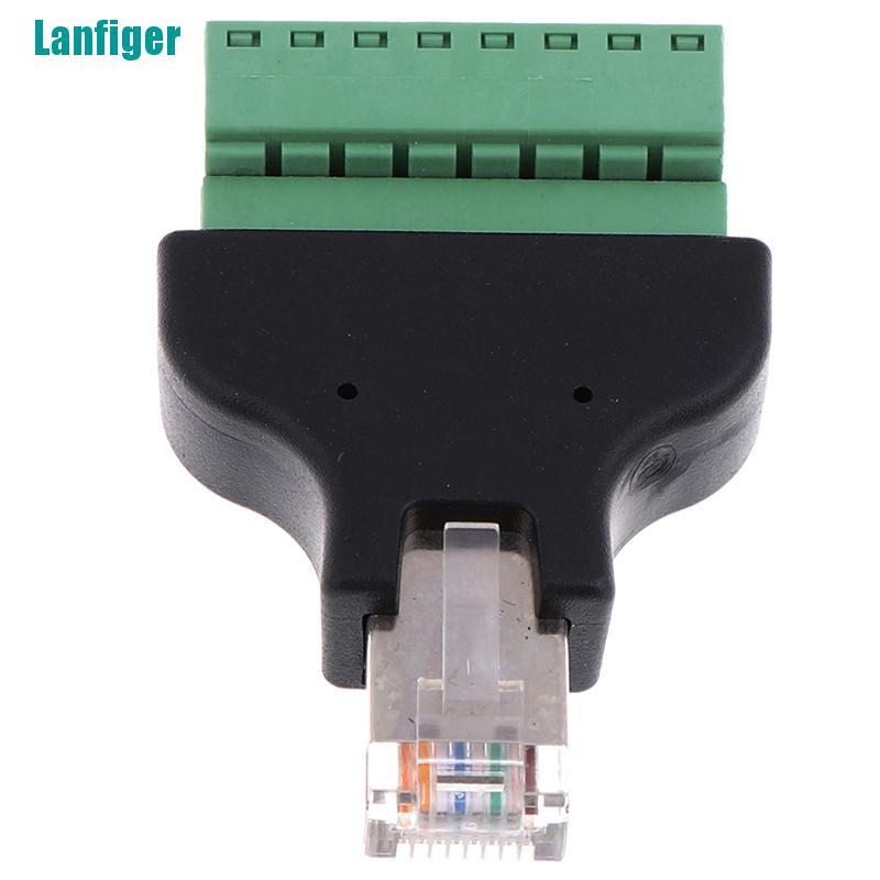 Đầu Chuyển Đổi 8P8C RJ45 ethernet male Sang 8 pin av