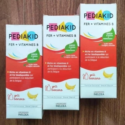 Siro Bổ Sung Sắt Cho Bé - Natures Way Kids Smart Liquid Multi + Iron 200Ml - Pediakid Fe - Centrum K