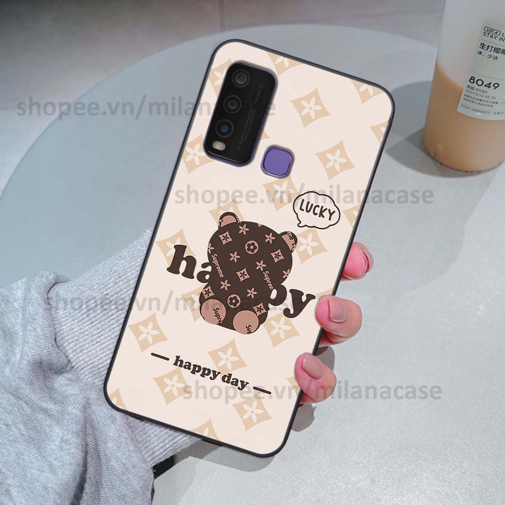 Ốp Vivo Y30 / Y50 gấu be@rBrick gấu Teddy Kaws siêu đẹp, phong cách, cá tính