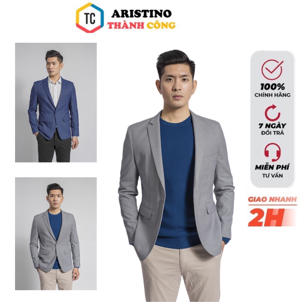 Áo blazer túi nắp giả thời trang ARISTINO lịch thiệp, khỏe khoắn  ABZ00708 TAG 2450K