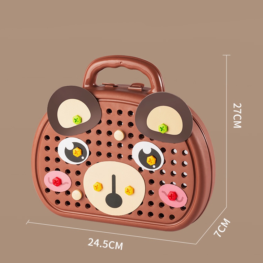 Bộ Đồ Chơi Lắp Ráp Cao Cấp Bé làm Kĩ Sư - Có Khoan Điện , Tua Vít, Cờ Lê - Đồ chơi Trí Tuệ