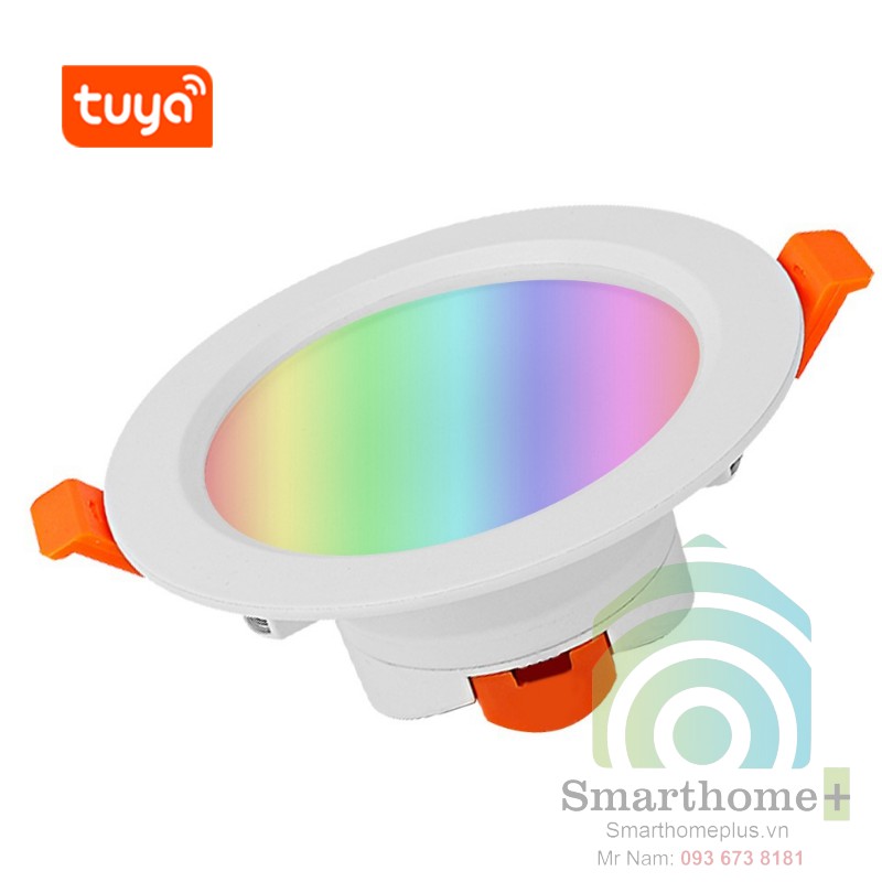 Đèn LED Downlight Âm Trần Đổi Màu Theo RGB Nhạc Zigbee Tuya SHP-ZHUE3