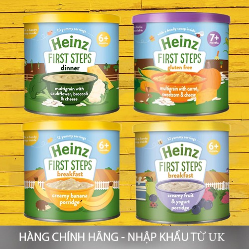 Bột ăn dặm Heinz chính hãng, giàu dinh dưỡng cho trẻ