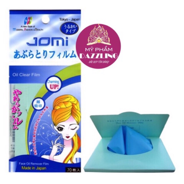 [Chính Hãng] Thấm Dầu Jomi Oil Clear Film 70 tờ | WebRaoVat - webraovat.net.vn