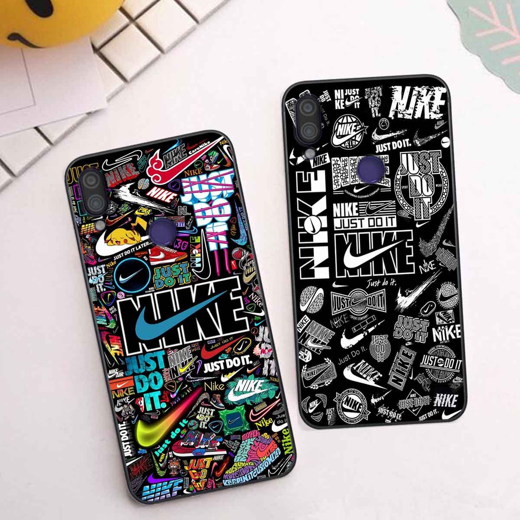 Ốp Xiaomi Redmi Note 7 in hình thương hiệu L.V, N.I.K.E cá tính, đẳng cấp