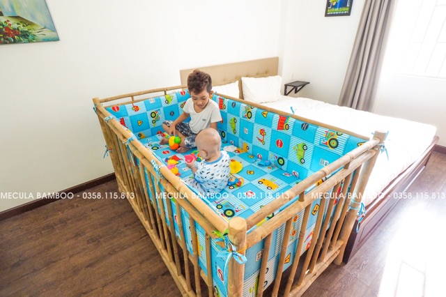 GIƯỜNG CŨI MECULA 3 IN 1 kt 80 x 1m2 x 90cm