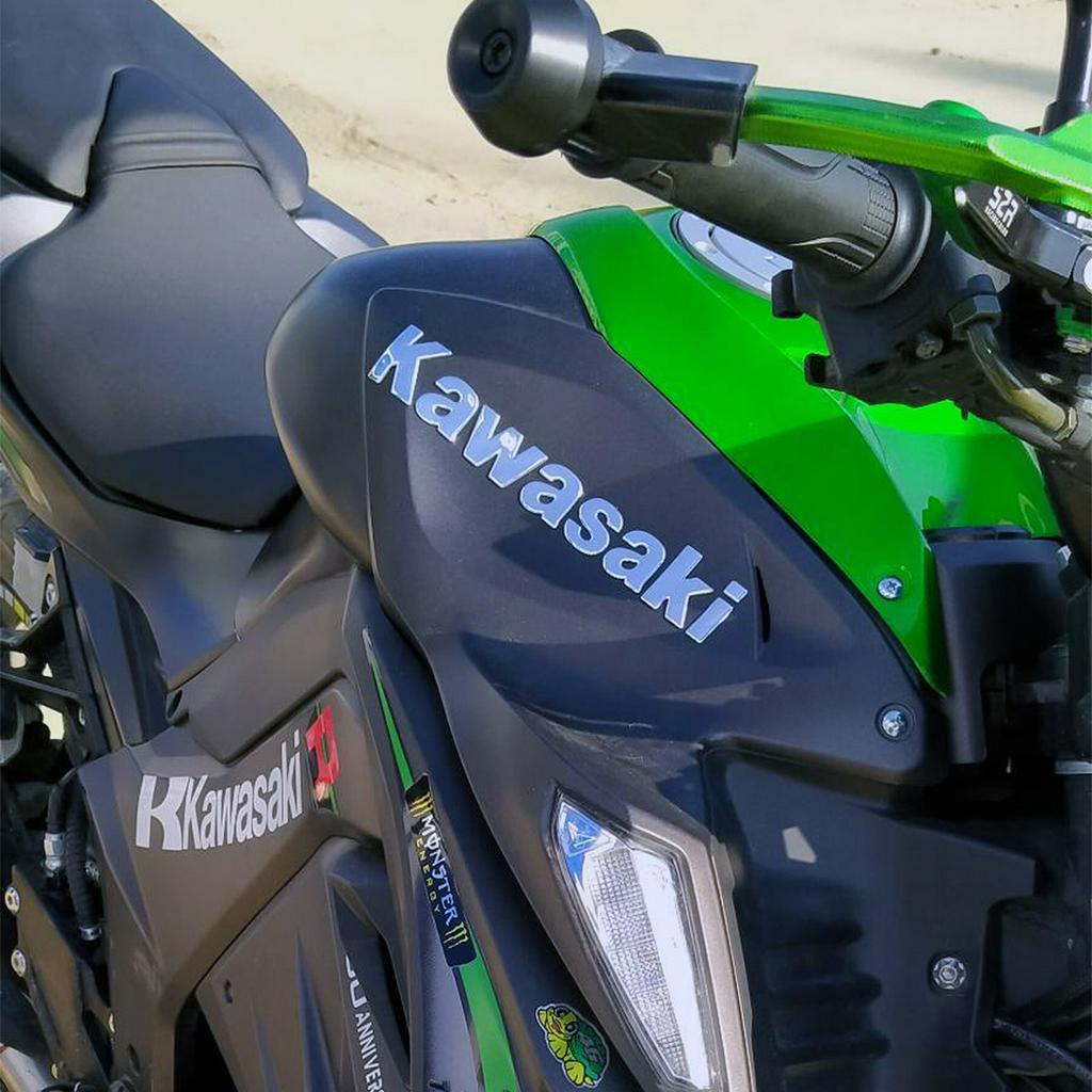 Sticker 3D Dán Trang Trí Xe Mô Tô Kawasaki 250R 300R ZX6R ZX R6 636 ZX10R Z1000XS Z1000 Z800 ZX7R ZX9R