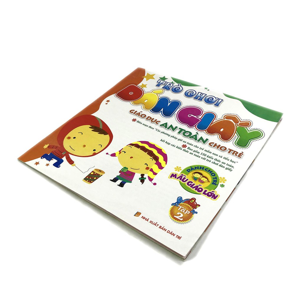 Sách - Trò chơi dán giấy - Giáo dục an toàn cho trẻ - Dành cho trẻ mẫu giáo lớn (Bộ 2q, lẻ tùy chọn)