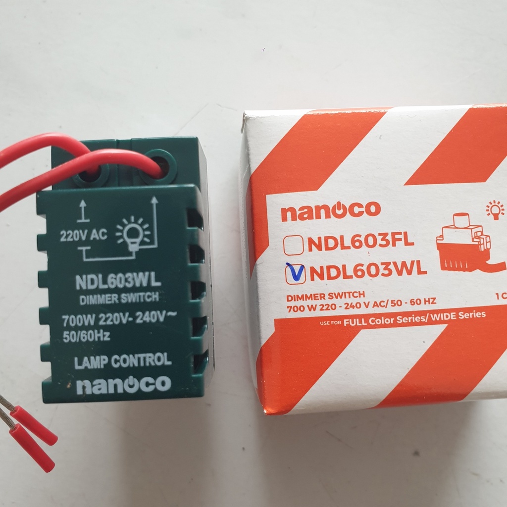 Hạt công tắc dimmer điều chỉnh độ sáng đèn 700W NDL 603WL  - Panasonic
