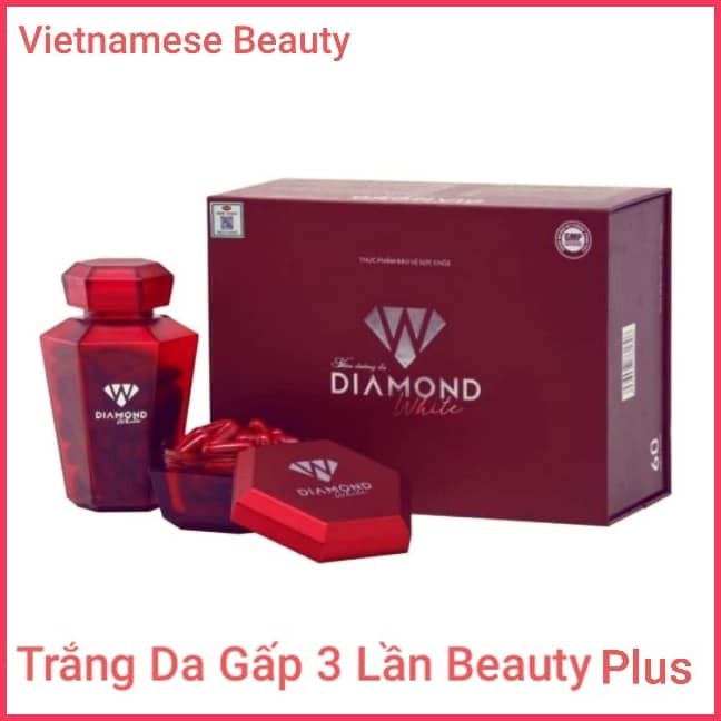 [Mã 77FMCGSALE giảm 8% đơn 500K] Diamond White Viên Uống Trắng Da Chống Nắng Giảm Nám Tàn Nhang ❤ Đảm Bảo Chính Hãng❤