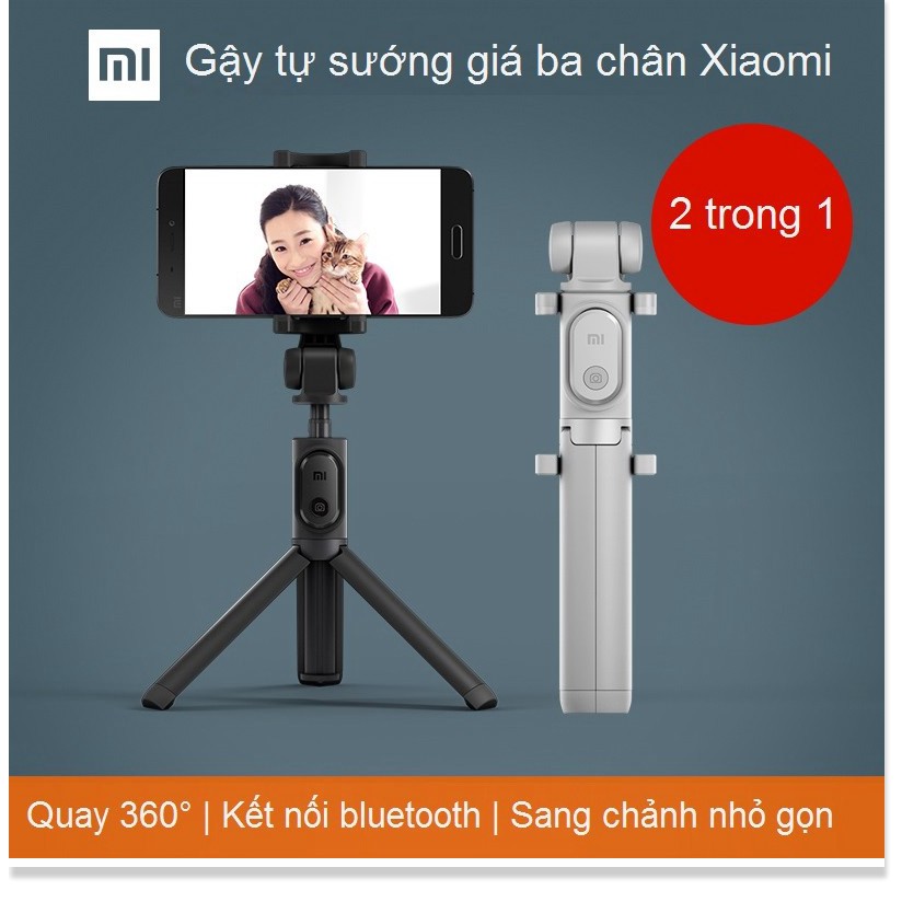 Gậy Tripod 3 chân Xiaomi Selfie Stick Tripod (kết nối bằng bluetooth)  -ChuyênMI