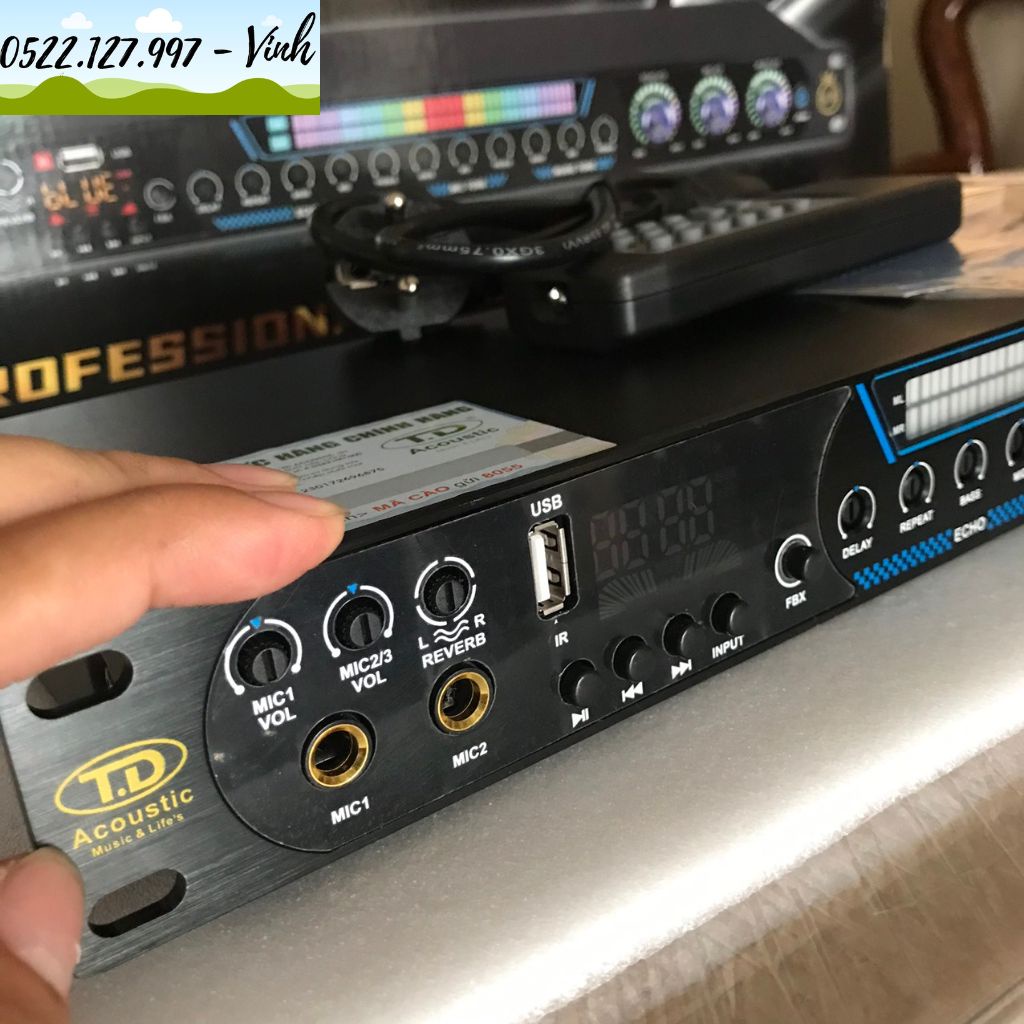 Vang cơ TD Acoustic K30  - Hàng nhập khẩu loại 1 - năm 2022, điều khiển remote - Gia Khang Shop