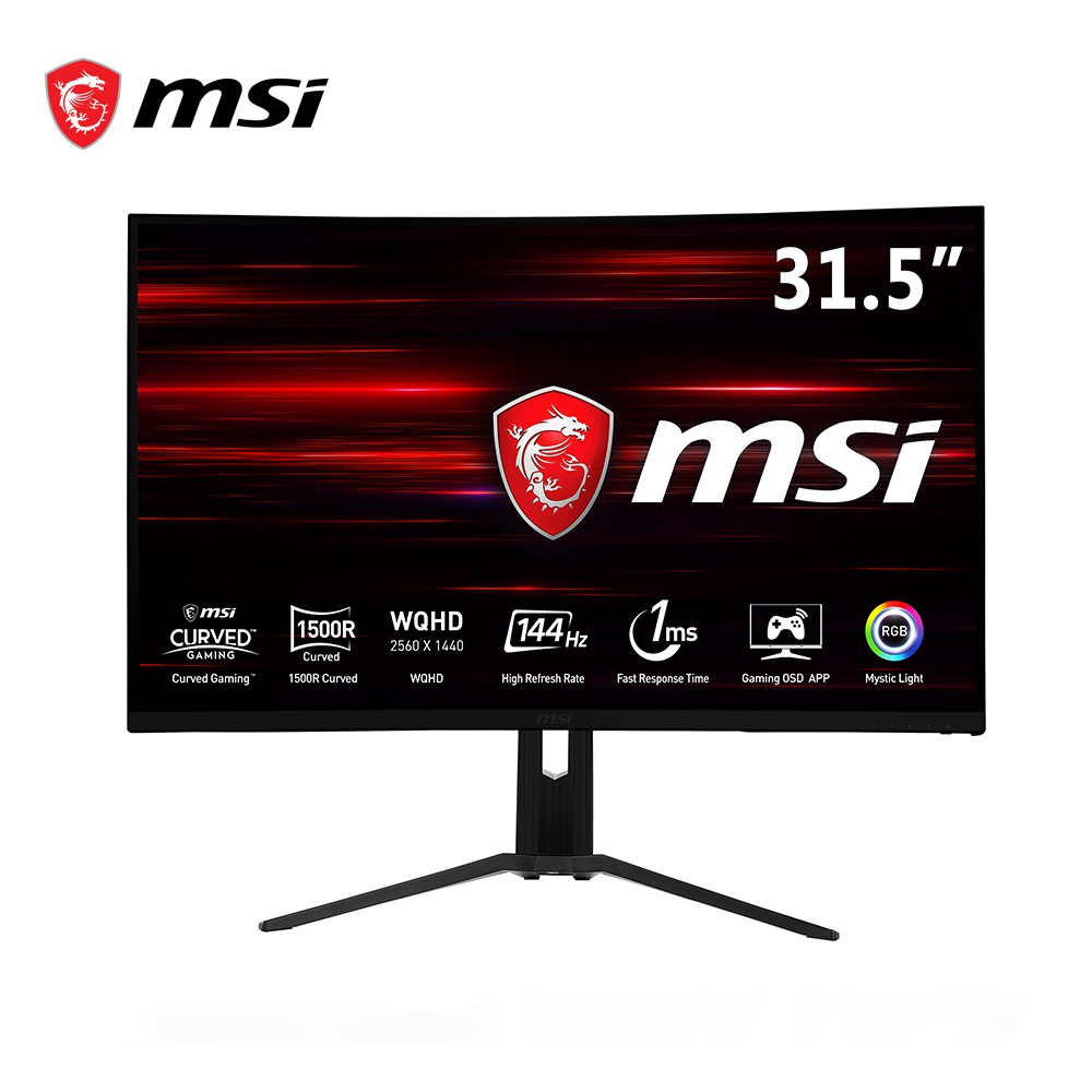 Màn hình cong MSI OPTIX 31.5&quot; MAG322CQRV 2560 x 1440-144Hz-HDMI-1ms