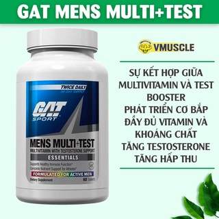 GAT Sport Men's Multi +Test bổ sung vitamin và tăng test (30 Serving)