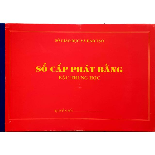 Sách - Sổ cấp phát văn bằng