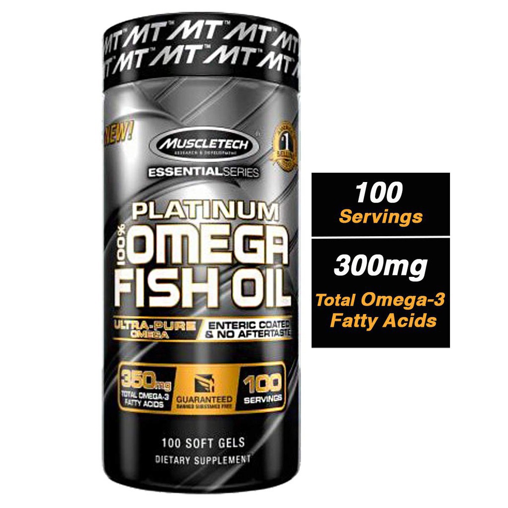 Viên Dầu Cá Platinum Fish Oil 100 Viên