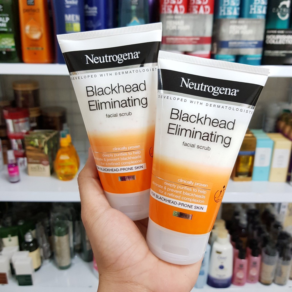 Sữa rửa mặt tẩy da chết Neutrogena Blackhead Eliminating Facial Scrub 150ml