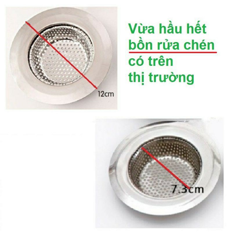 Lưới inox lọc rác bồn rửa chén tiện lợi dành cho nhà bếp