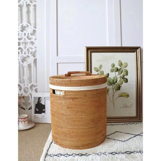 thùng vại để quần áo [ Mây tre ĐAN] cỡ lớn giá RẺ