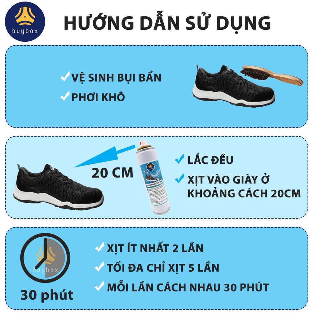 Xịt phủ nano chống thấm nước - 200ml - buybox - BBPK72