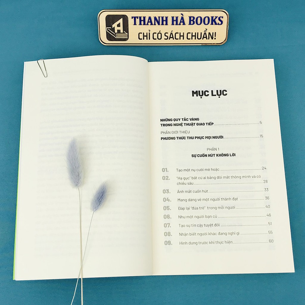 Sách - Nghệ Thuật Giao Tiếp Để Thành Công (Bìa xanh) -92 thủ thuật giúp bạn trở thành bậc thầy giao tiếp- Thanh Hà Books