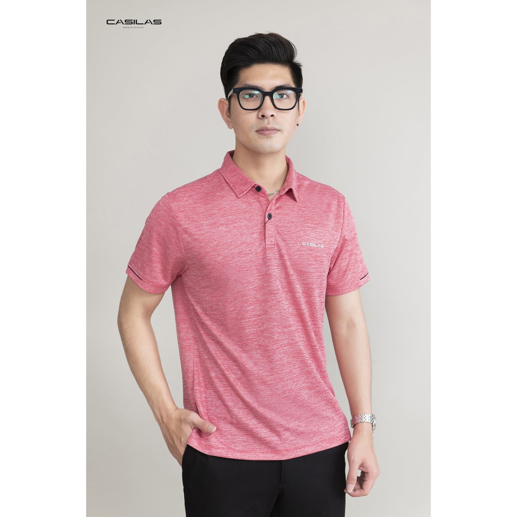 Áo thun nam tay ngắn cổ bẻ CASILAS vải thun lạnh sợi CVC form regular fit P2008 | BigBuy360 - bigbuy360.vn