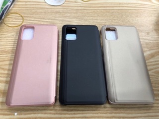 Bao da Samsung A71 kiểu gương thời trang