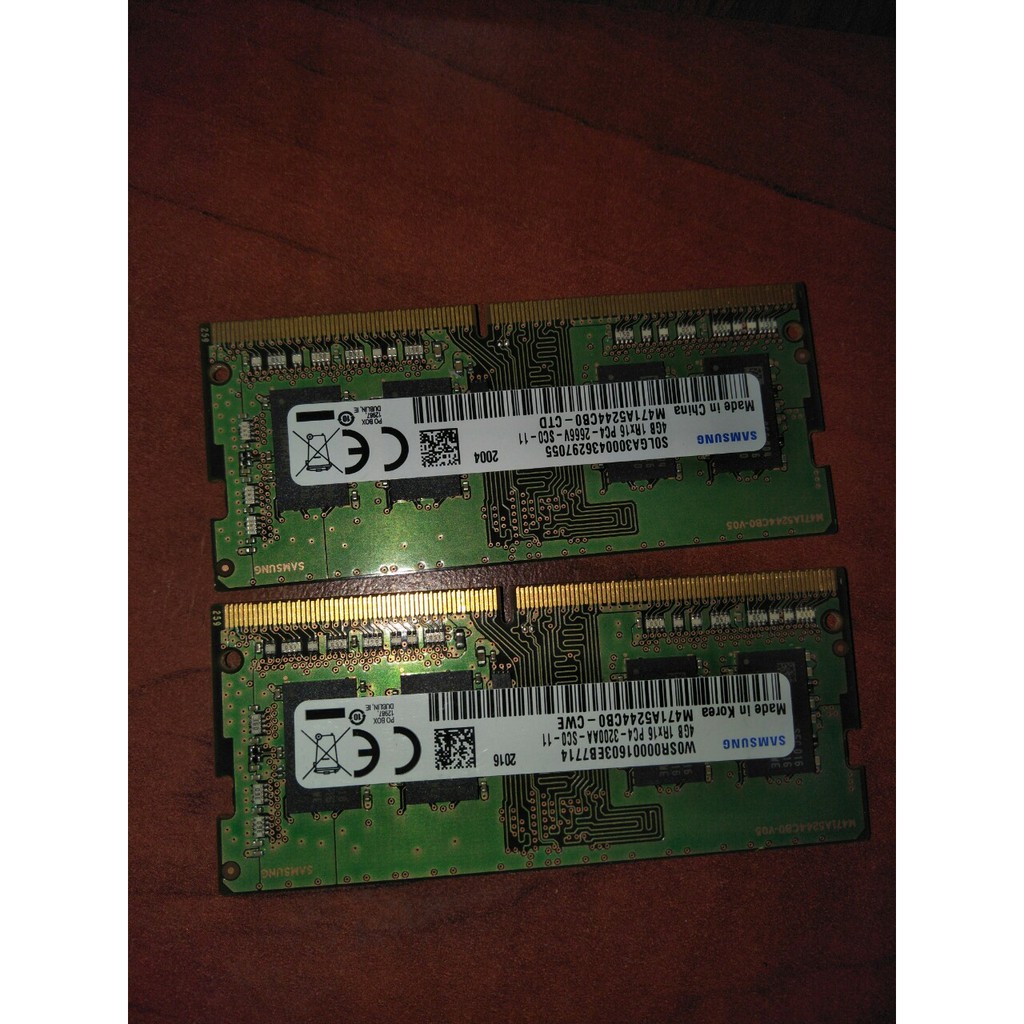 Ram Laptop DDR4 4GB  Bus 2133/2400/2666