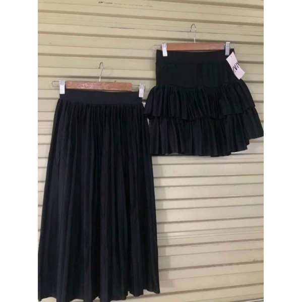 chân váy xếp ly 2 tầng chất umi cạp bo chun siêu đẹp (ảnh thật ở cuối) | BigBuy360 - bigbuy360.vn