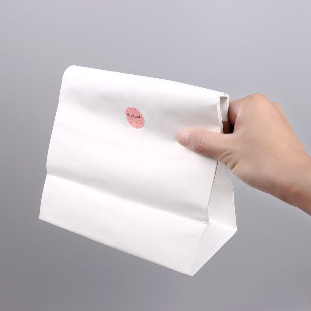 Cuộn 500 Nhãn Dán In Chữ Thank You Độ Dính Cao Dùng Gói Quà Tặng