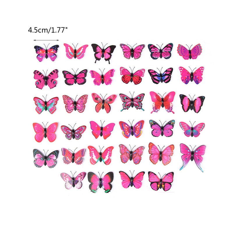 Kẹp Tóc Hình Bướm Màu Cầu Vồng Xinh Xắn Cho Nữ