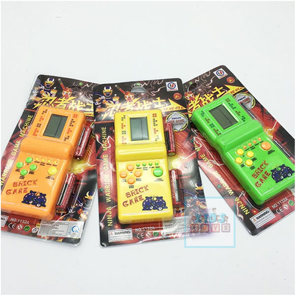 Máy điện tử xếp hình cầm tay, máy chơi điện tử xếp gạch, máy chơi game xếp hình