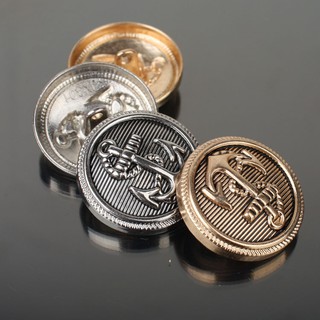 Cúc kim loại cao cấp, cúc mỏ neo phù hợp áo vest nam và nữ, áo khoác, áo măng tô, áo khoác dạ