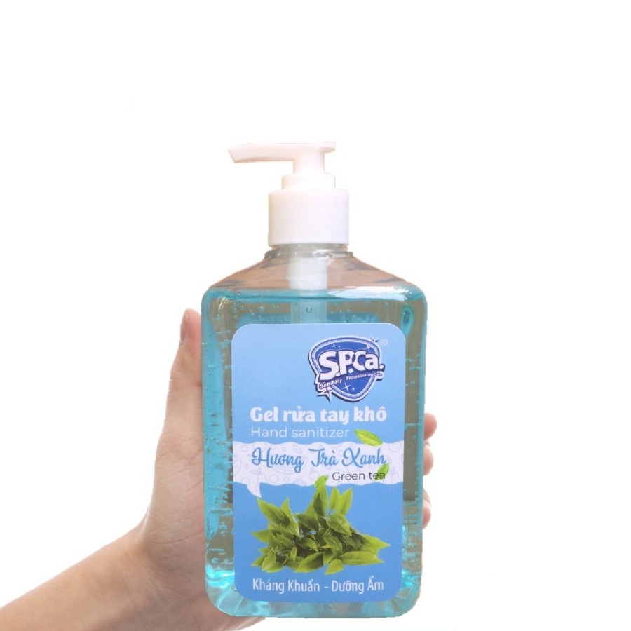 Gel Rửa Tay Khô SPCA 600ml Hương Dưa Lưới - Nước Rửa Tay Khô Hương Dưa Gang Sát Khuẩn Bảo Vệ Da Tay [Chính Hãng]