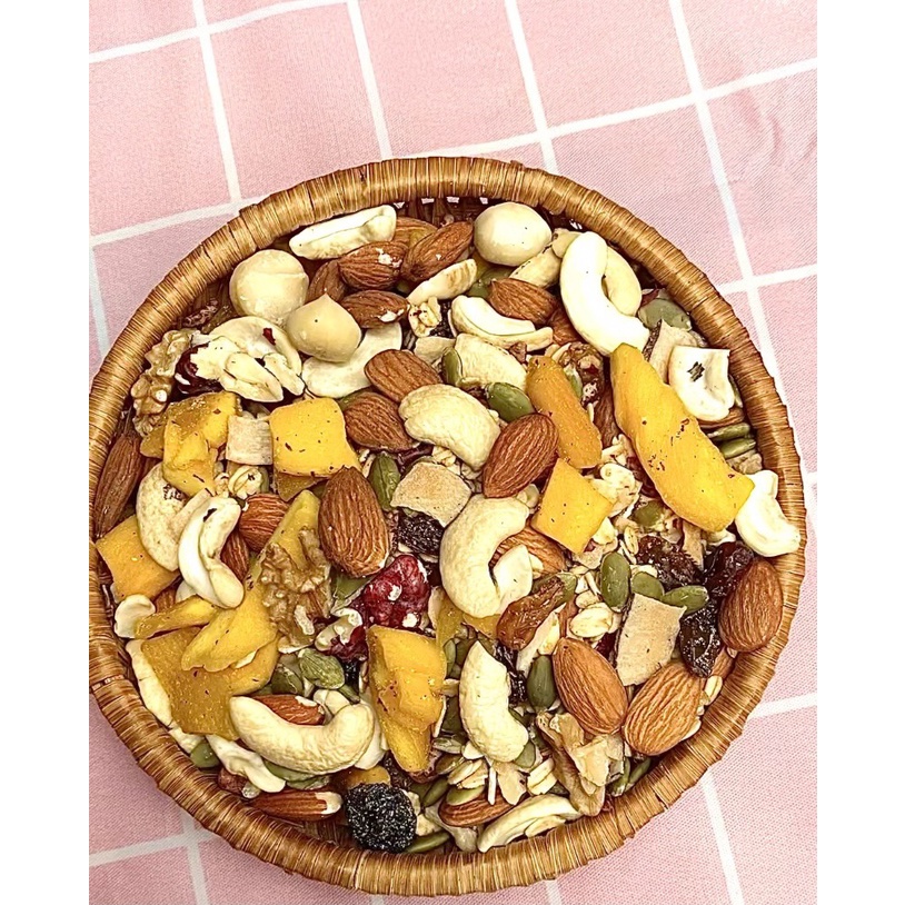 Ngũ Cốc GRANOLA SIÊU HẠT 500gr Hỗ trợ ăn kiêng Giảm Cân