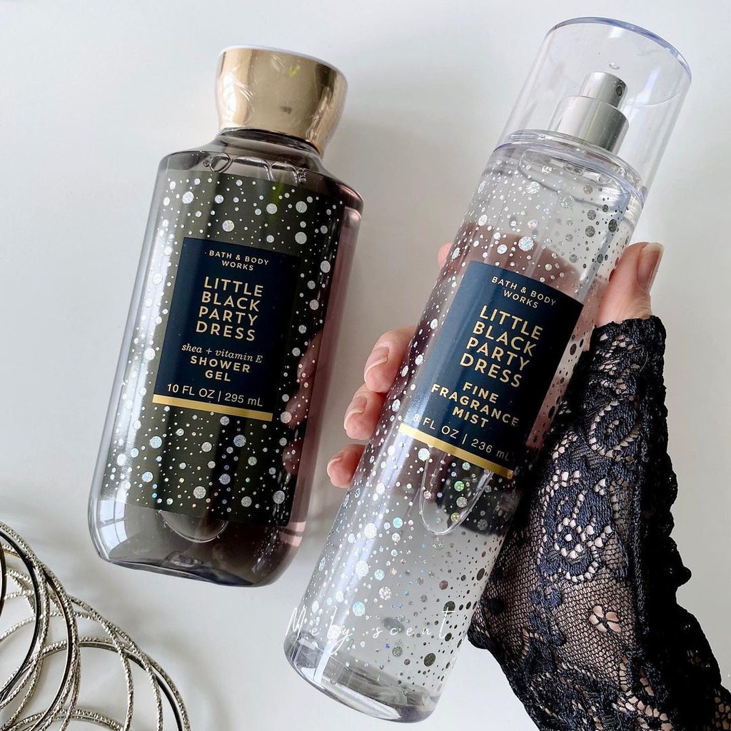 Xịt thơm Bath & Body Works - Little Black Party Dress 10ₘₗ-30ₘₗ-50ₘₗ-100ₘₗ 𝑯𝒐̂̀𝒏𝒈 𝑻𝒓𝒂̀ 𝑳𝒂𝒕𝒕𝒆  🍹