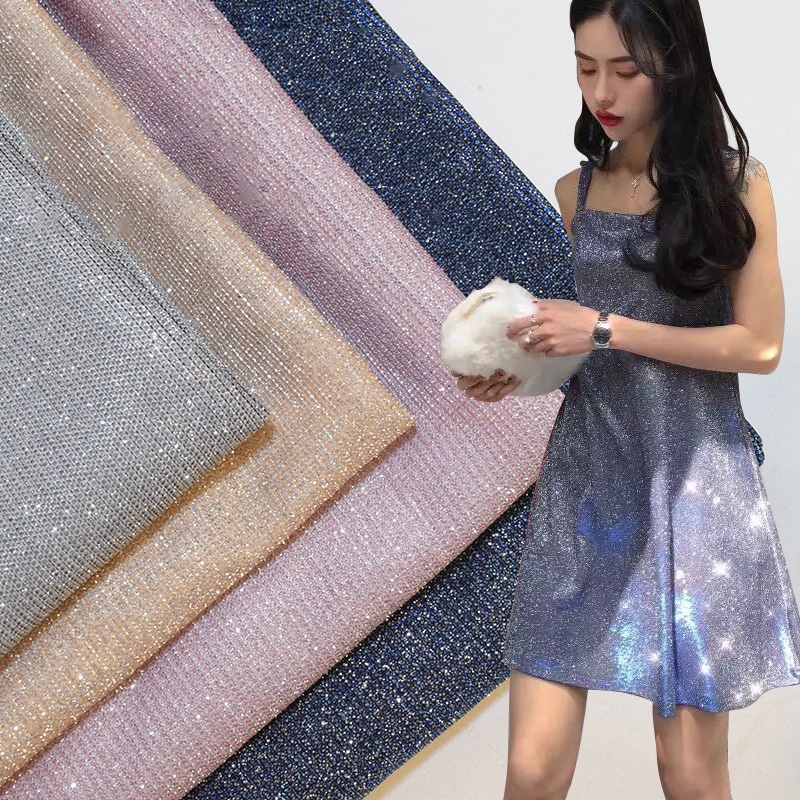 Vải thun ép kim tuyến,may đầm body,đầm sự kiện sang trọng TháiMaiTM