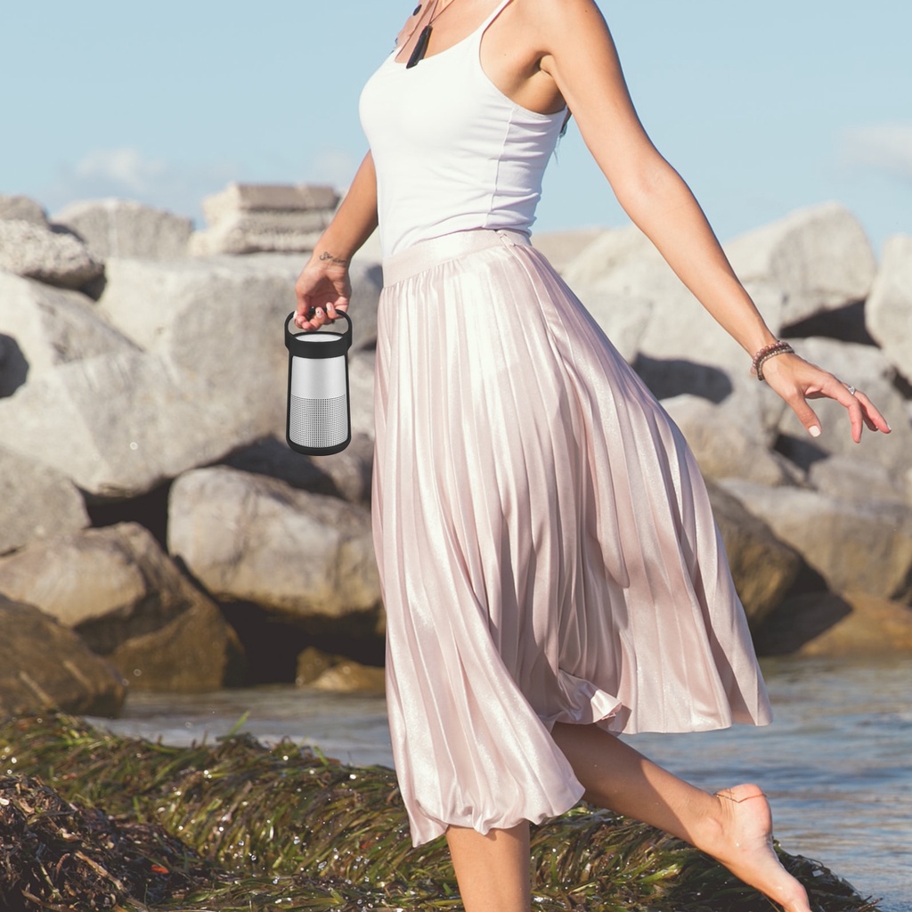 Túi Đựng Loa Cầm Tay Bằng Silicon Cho Bose SoundLink Revolve / Revolve