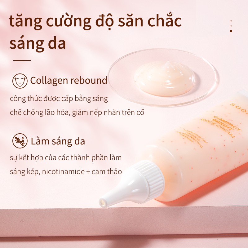Kem dưỡng trắng da cổ SOON PURE làm mờ nếp nhăn và cân bằng độ ẩm 80g | BigBuy360 - bigbuy360.vn