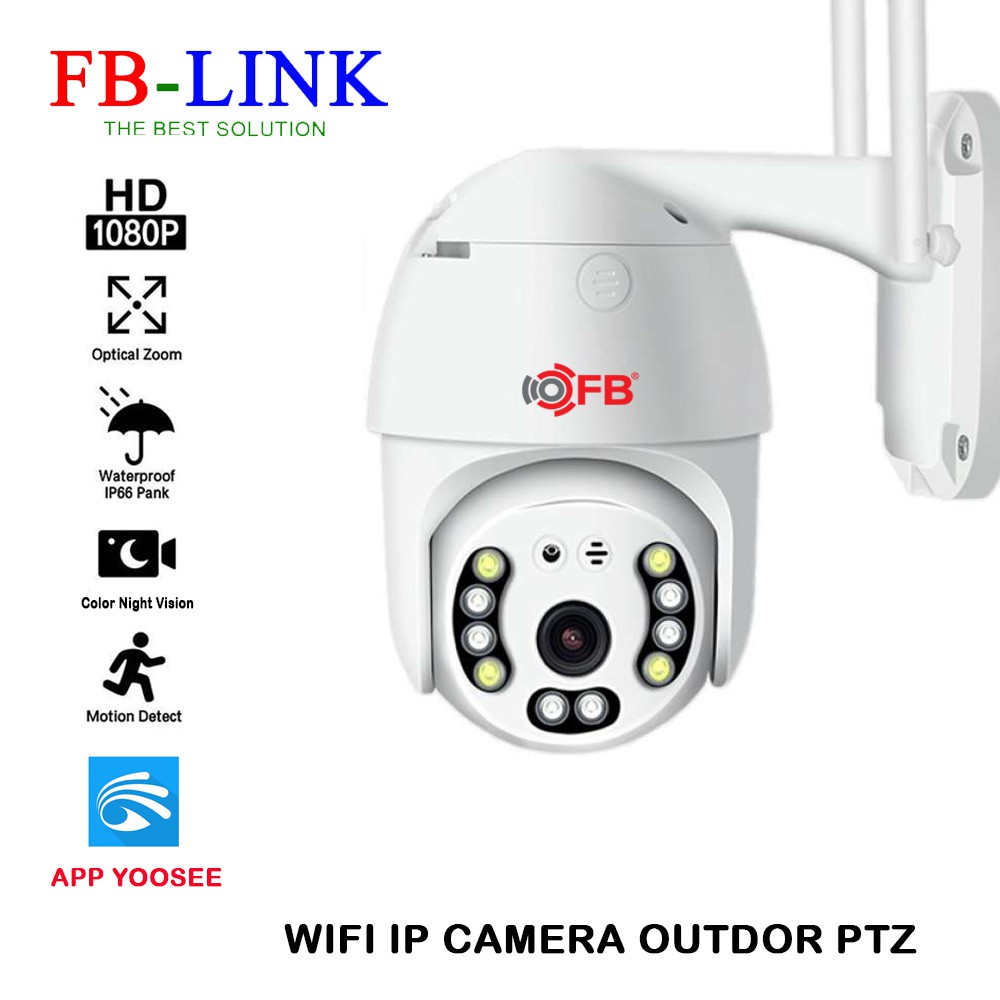 Camera IP Wifi Ngoài trời FB-Link GT-5200 Full HD  + Adapter