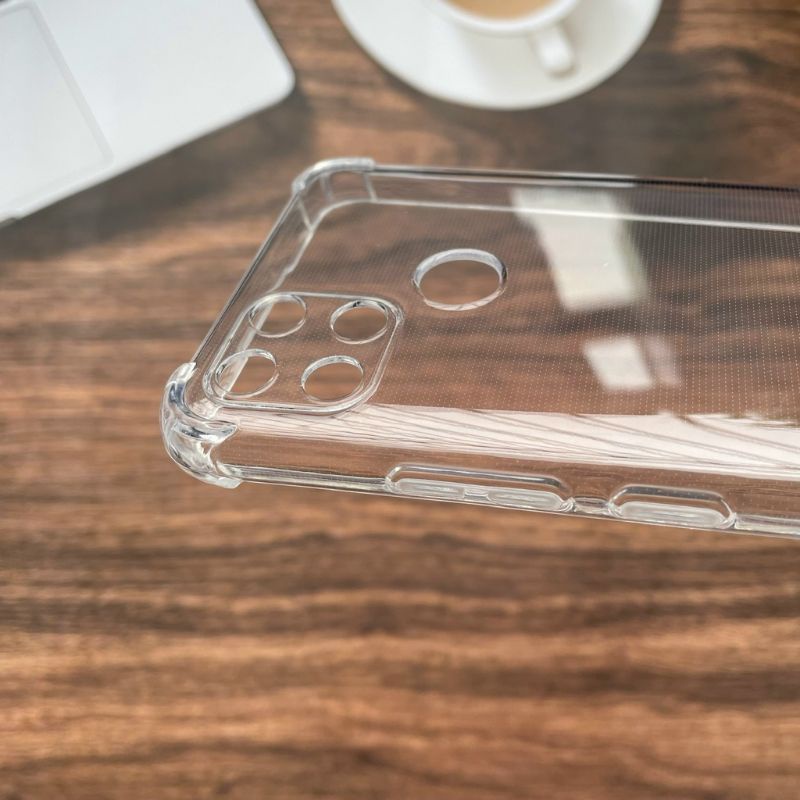 ốp lưng cho Realme C21y/C25y dẻo trong suốt chống sốc bảo vệ camera.
