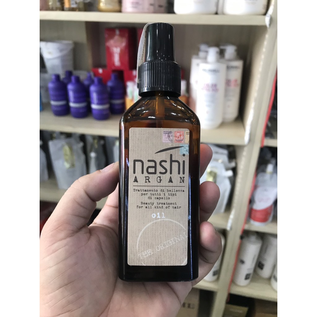 tinh dầu nuôi dưỡng phục hồi tóc nashi argan 100ml