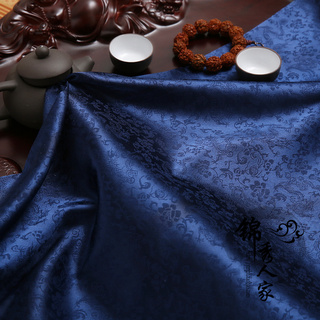 Tấm vải lụa Satin may trang phục phong cách Trung Hoa cổ điển