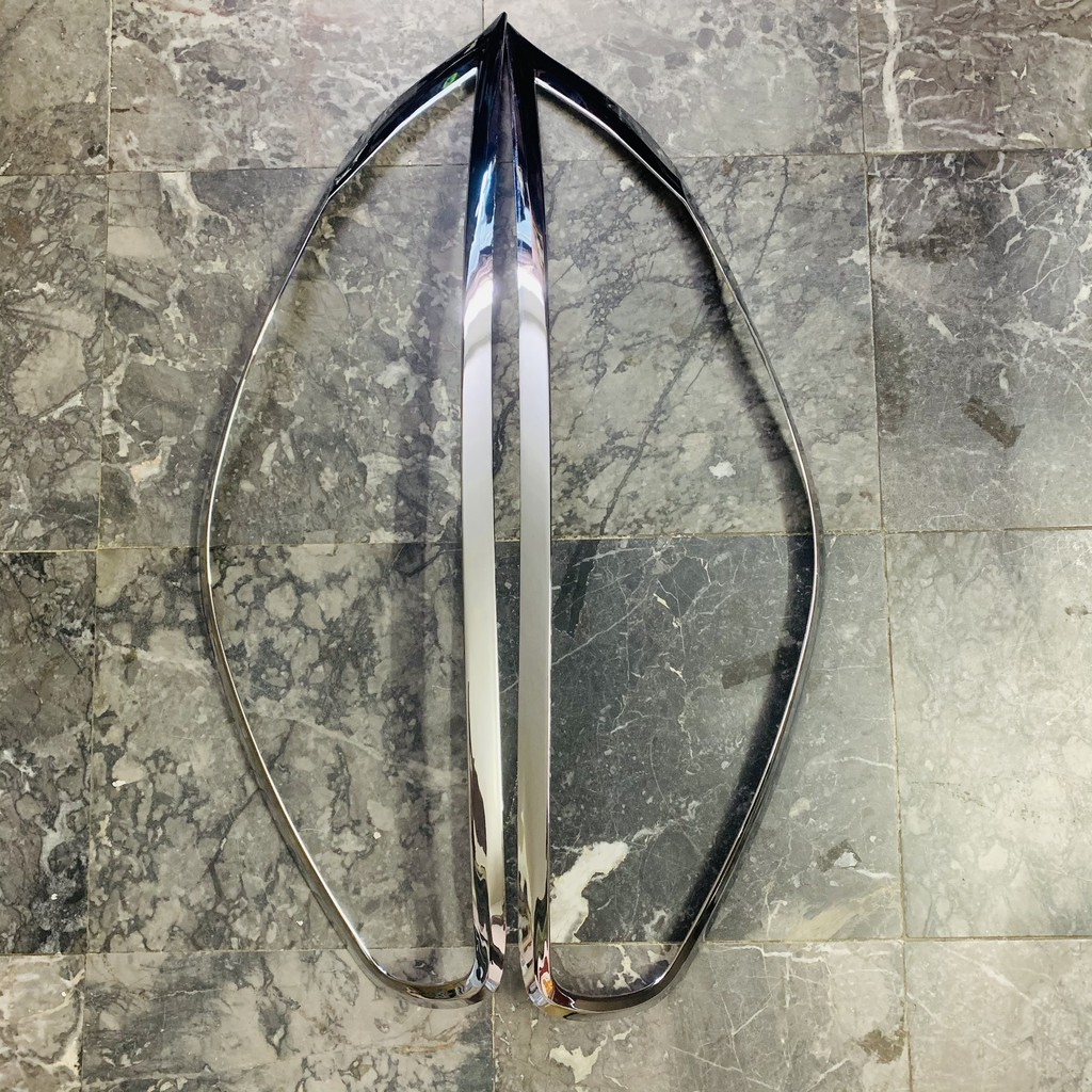 Ốp 2 Viền Đèn Trước Rondo 2017-2020 Mạ Crom