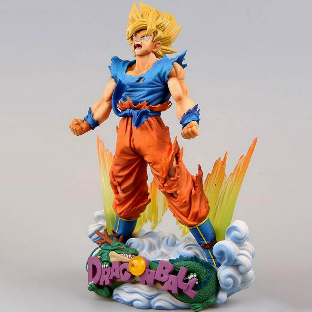 Mô hình DragonBall - Songoku bùng nổ + đế rồng hiệu ứng