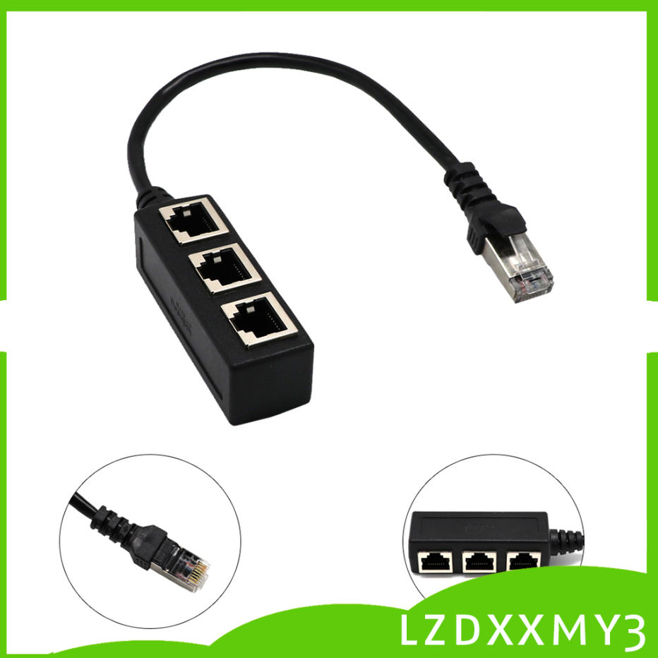 Thiết Bị Chia 3 Cổng Mạng Lan Rj45 1 Sang 3