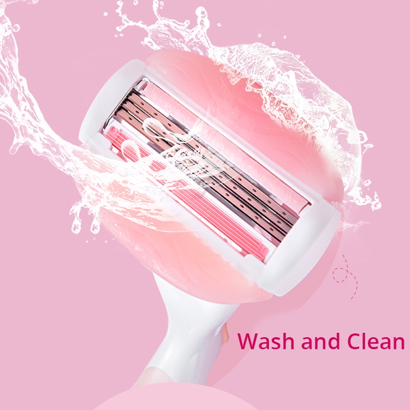 Dao cạo râu/ Lưỡi dao cạo GILLETTE cầm tay sử dụng an toàn chống kích ứng thời trang tiện lợi dành cho nữ