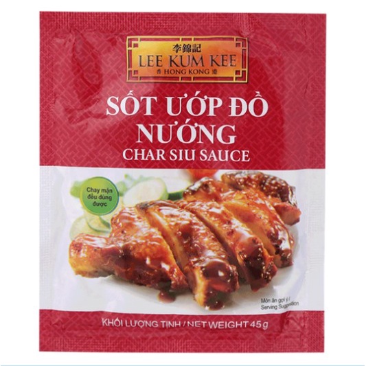 Sốt Ướp Đồ Nướng LEE KUM KEE Gói 45G Đậm Đà Hương vị Vị Mật Ong &amp; Đậu Tương