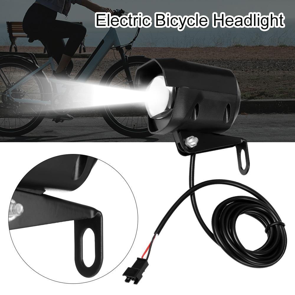 MUVAKO Đèn Pha LED 2 Trong 1 Chống Nước Phong Cách Retro Cho Xe Đạp Điện